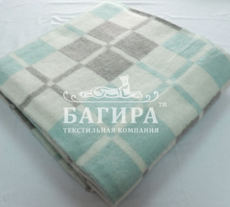 "Клетка" белый/св.серый/бирюза