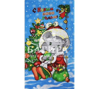 Праздничное (вид 4) Голубой