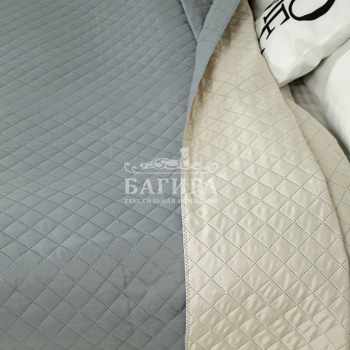 Покрывало "Полисатин" Эконом Серый