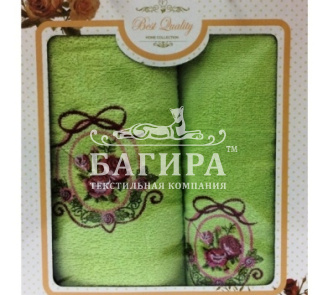 Цветочный Узор Салатовый