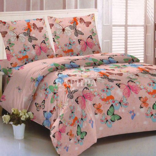 Бабочки на розовом