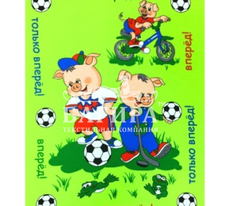 Футболисты салатовый