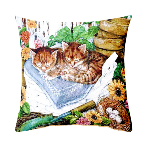 Котята в лукошке