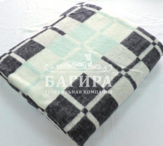 "Клетка" белый/голубой/синий