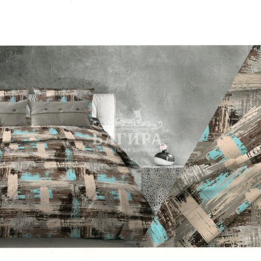 Гранж вид 4/1 бирюзовый