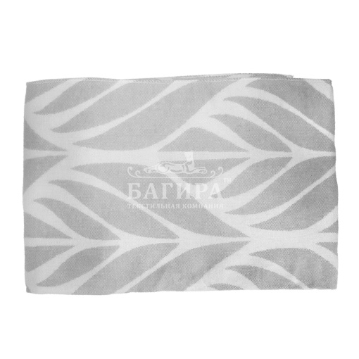 "Листья" бело-светло серое 