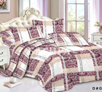 Клетка с вензелями коричневая