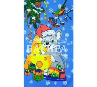 Новогоднее Голубой