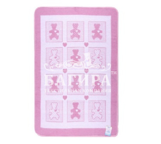 "Барни" бело-розовое