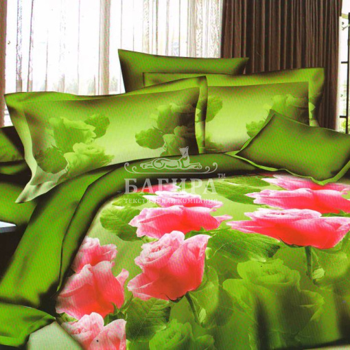 Роза в зелени