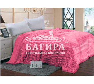 Ярко-розовый с кубиками 