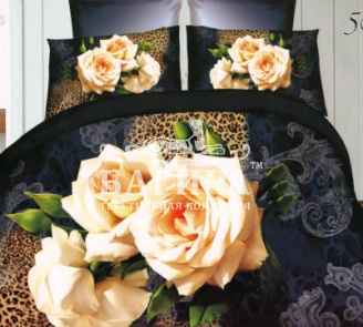 Букет роз на тигровом