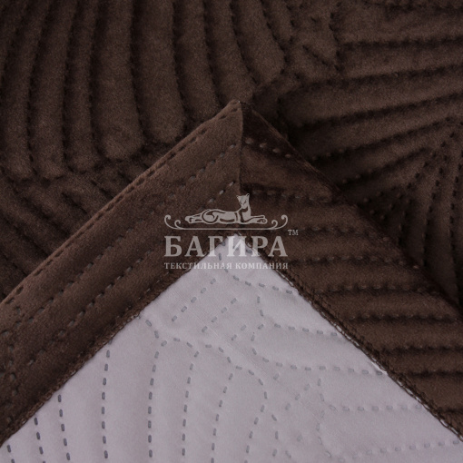 Покрывало Бархат полуглянец "VERONA" Шоколад