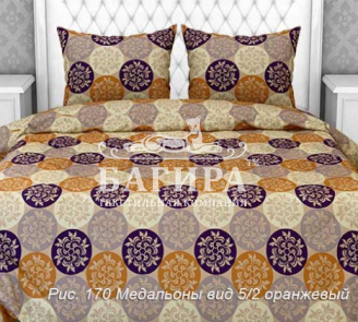 Медальоны вид 5/2 оранжевый
