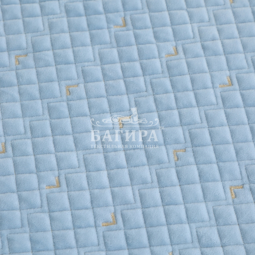 Покрывало "Бархат" Небесно-голубой