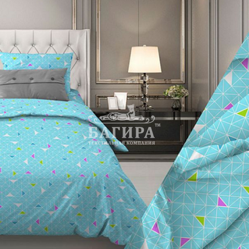 Треугольники бирюза