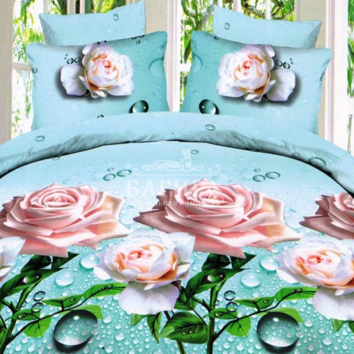 Ветка белой розы