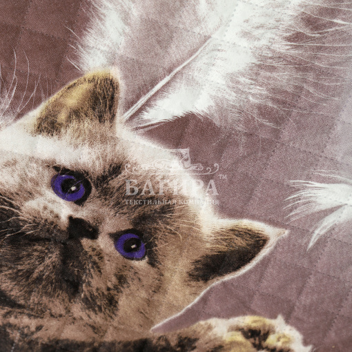 Покрывало "Полисатин" непромокаемое Котята