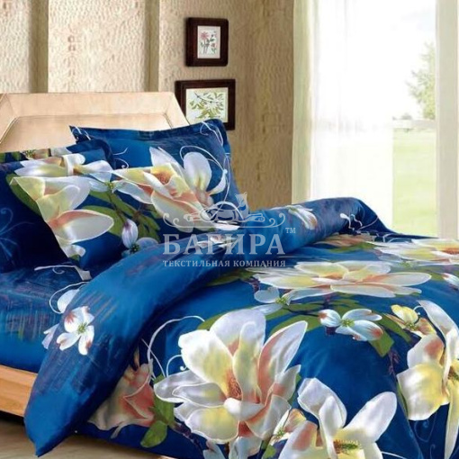 Цветы в синеве