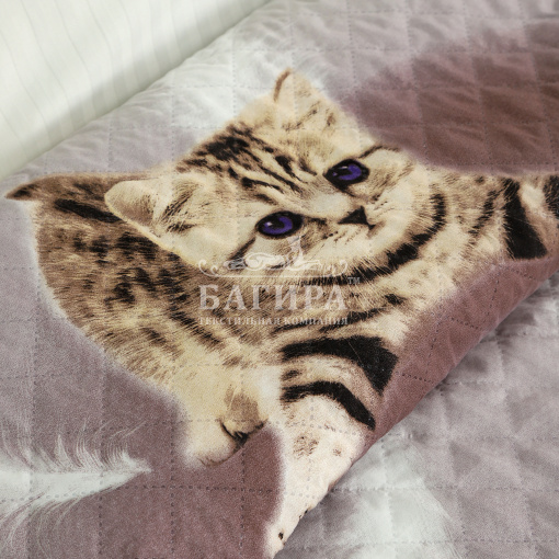 Покрывало "Полисатин" непромокаемое Котята