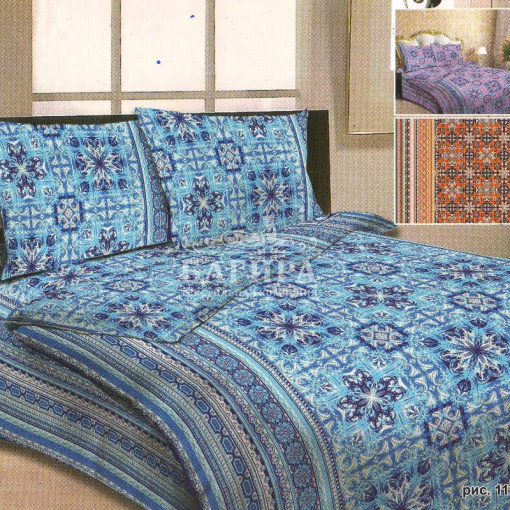 Снежинка на голубом вид 1