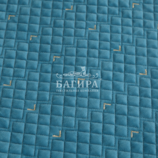 Покрывало "Бархат" Бирюзовый