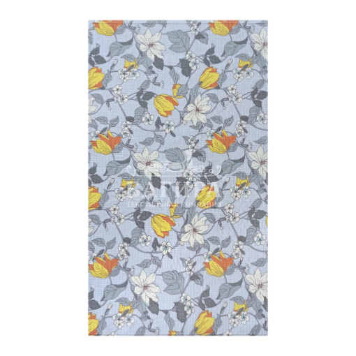 Нежные цветы Голубой