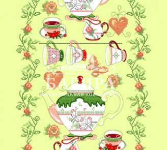 Чайный сервиз желтый