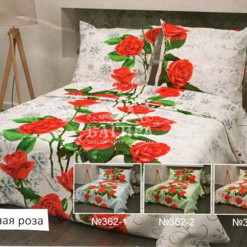 Красная роза вид 2