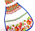 Полотенце Вафельное Матрешка "Полевые цветы" белый Картинка 10685702