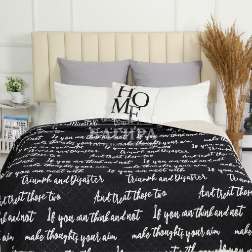 Покрывало "Полисатин" Эконом Письмена