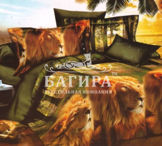 Львы на природе