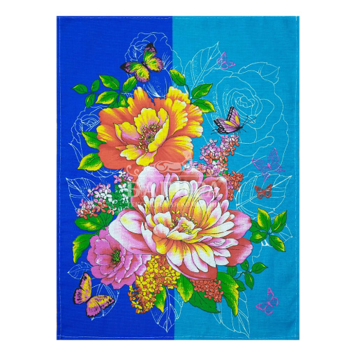 Букет пионов Синий