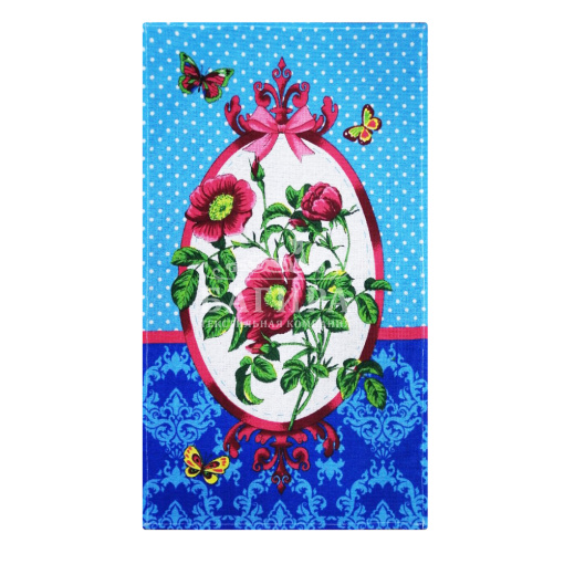 Цветочный микс 2 Голубой