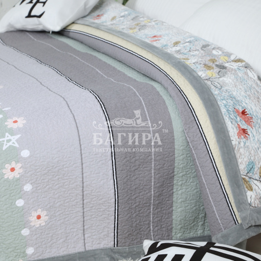 Покрывало "Бархат" двустороннее №34