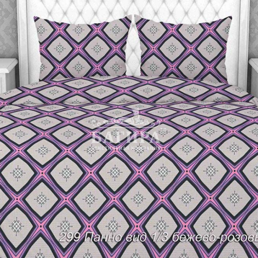 Панно бежево-розовый