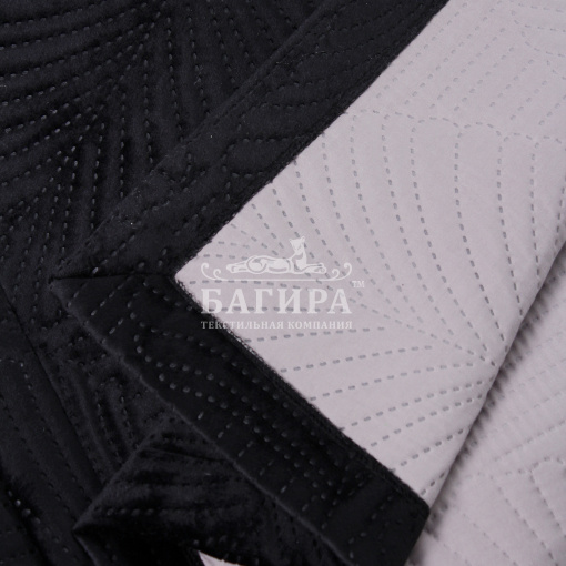 Покрывало Бархат полуглянец "VERONA" Черный