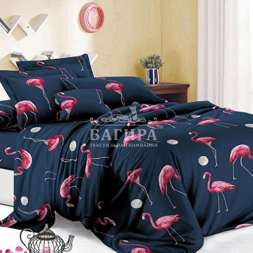 Розовый фламинго вид 1