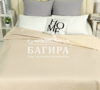 Покрывало "Полисатин" Эконом Бежевый