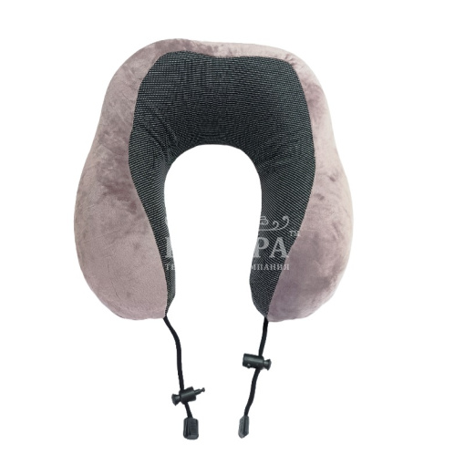 Подушка "Анатомическая" Дорожная (с эффектом памяти) Сухая роза