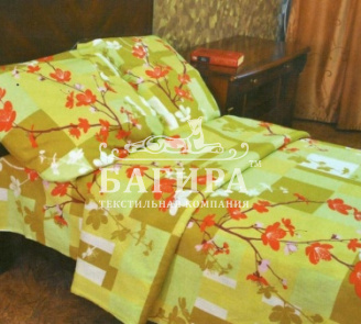 Цветочная фантазия , зеленый