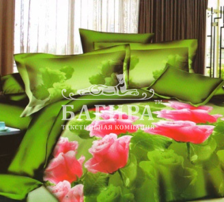 Роза в зелени