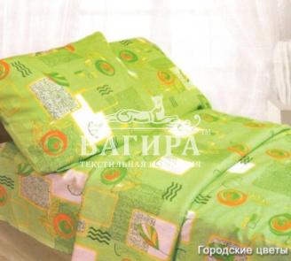 Городские цветы (зеленый)