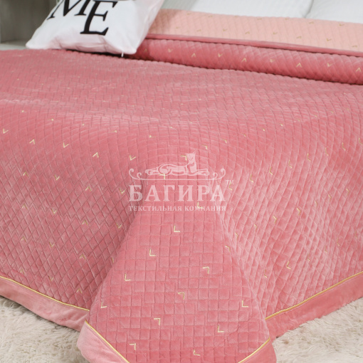 Покрывало "Бархат" Розовый