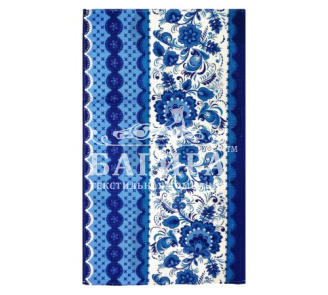 Гжель голубой