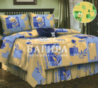 Лилия на зеленом квадрате