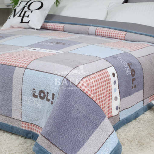 Покрывало "Бархат" двустороннее №91