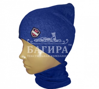 Набор (шапка + шарф-хомут) на мальчика "FS" (3-5 лет)
