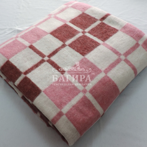 "Клетка" белый/бордо/розовый