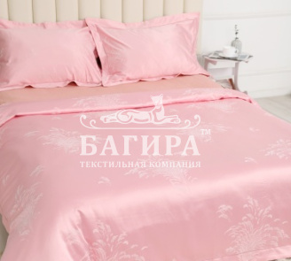Постельное бельё (КПБ) "Сатин-жаккард" Розалия